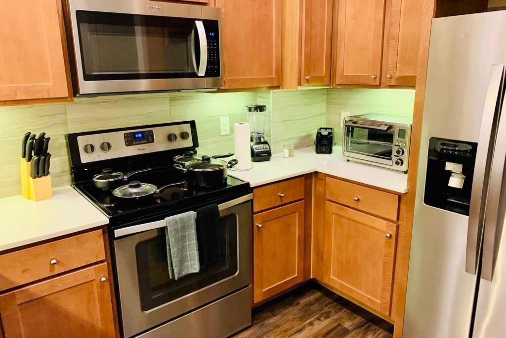 Appartamento New Apart Downtown - 5Min Stadium/Parks/Museum Houston Esterno foto