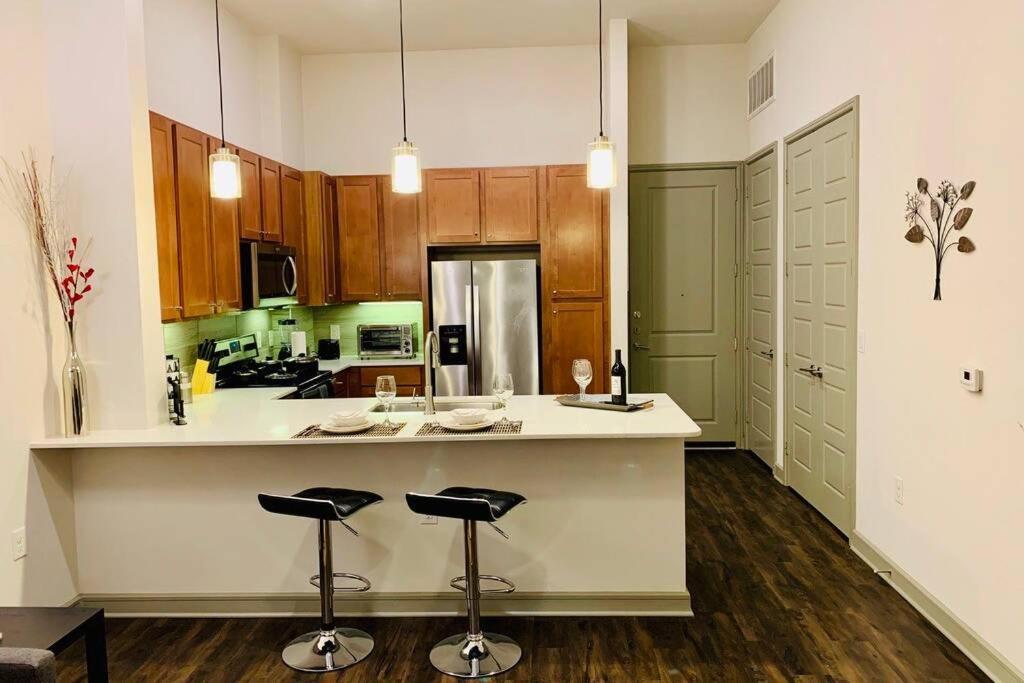 Appartamento New Apart Downtown - 5Min Stadium/Parks/Museum Houston Esterno foto